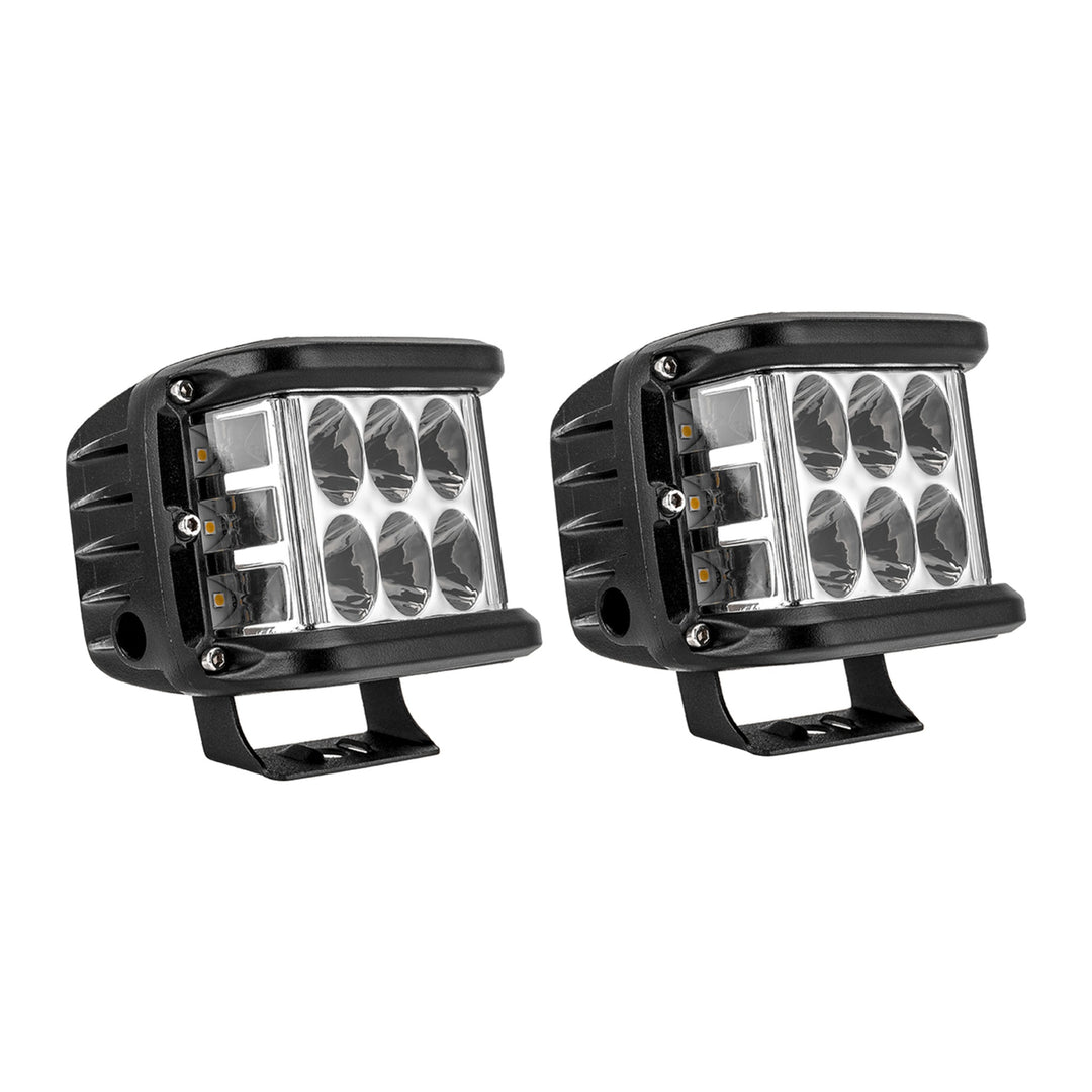 4 in Amber Side Strobe Ditch Light Kit for 2019-2026 Ram 2500 / 3500 - view 2