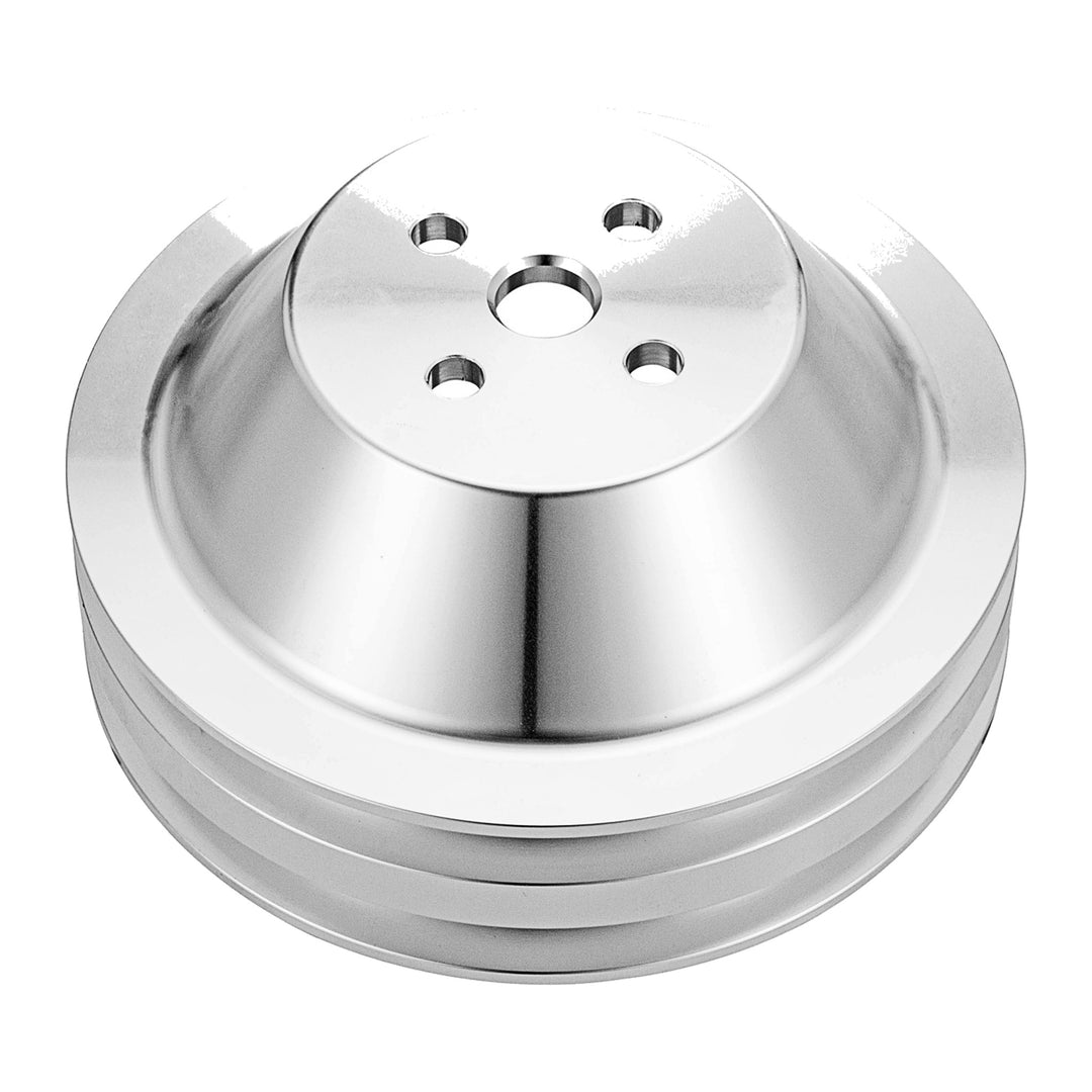 Aluminum 2-Groove Water Pump Pulley for Ford Small Block 302 351W 351M, 4-Bolt - view 4