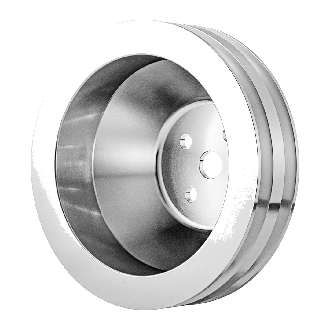 Aluminum 2-Groove Water Pump Pulley for Ford Small Block 302 351W 351M, 4-Bolt - view 5