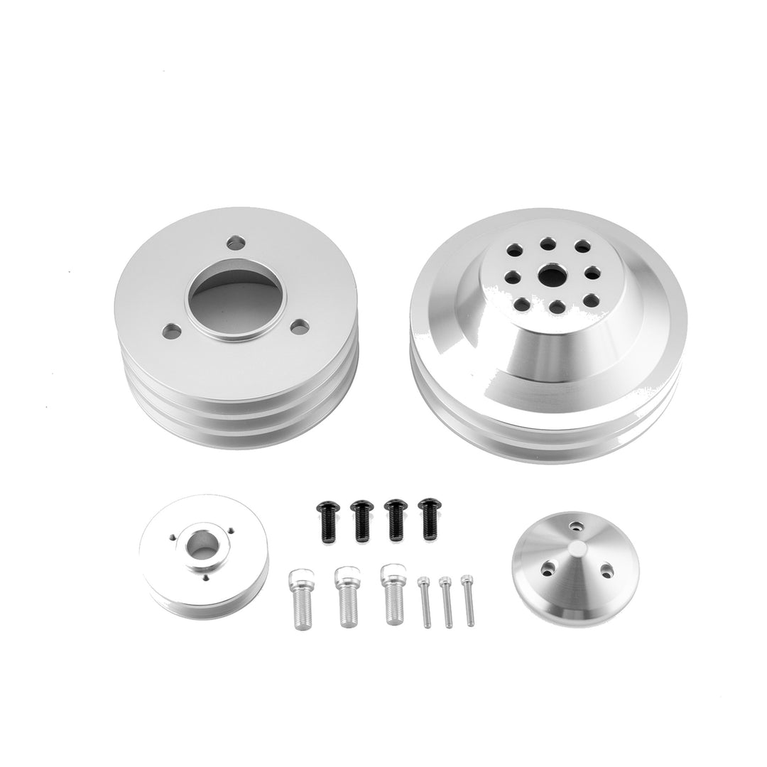 Pulley Kit and Alternator Bracket for Chevy Big Block 396 427 454, Short Water Pump - view 2