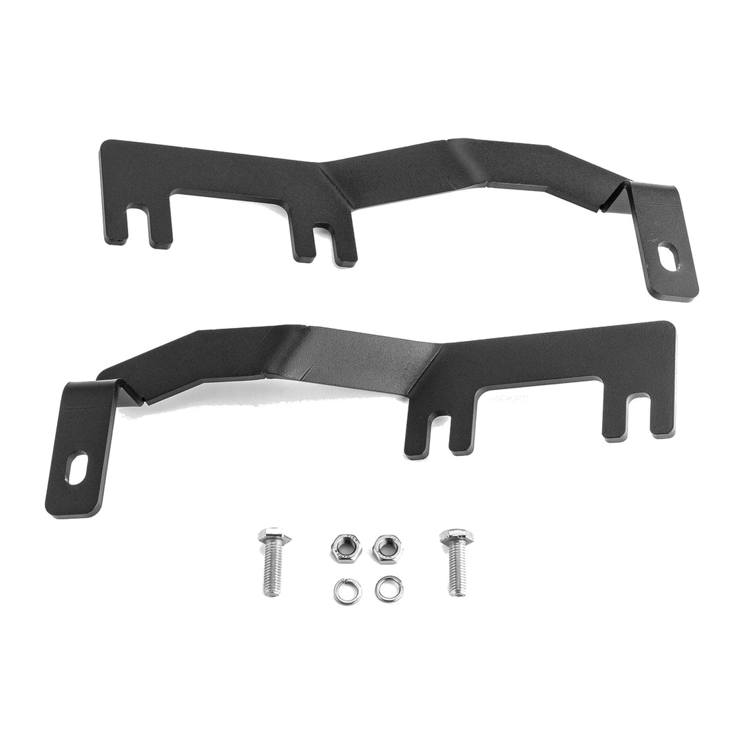 Hood Ditch Light Mounting Brackets for 2016-2019 Nissan Titan - view 2