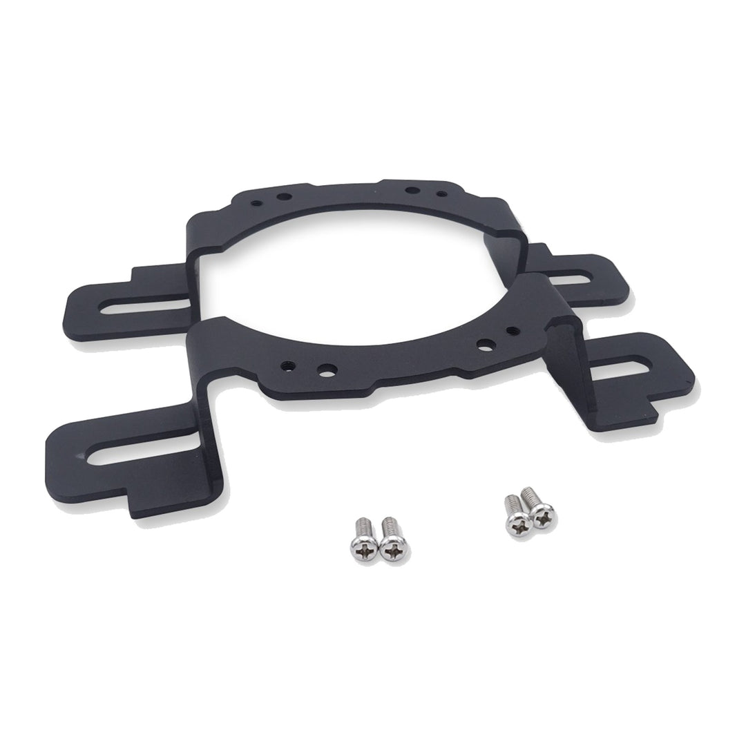 4 in LED Fog Light Hidden Bumper Mounting Brackets for 2013-2018 Jeep Wrangler JK