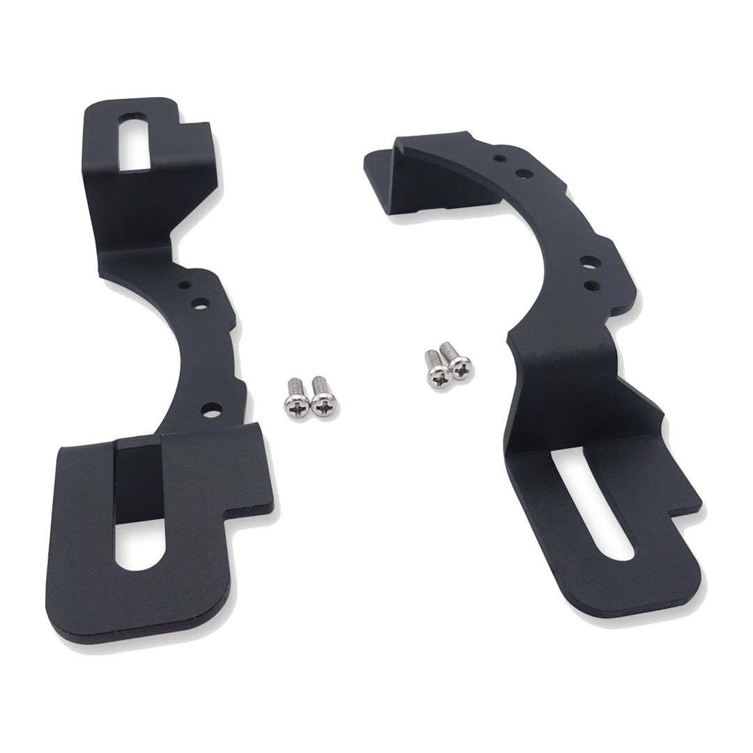 4 in LED Fog Light Hidden Bumper Mounting Brackets for 2013-2018 Jeep Wrangler JK - view 2