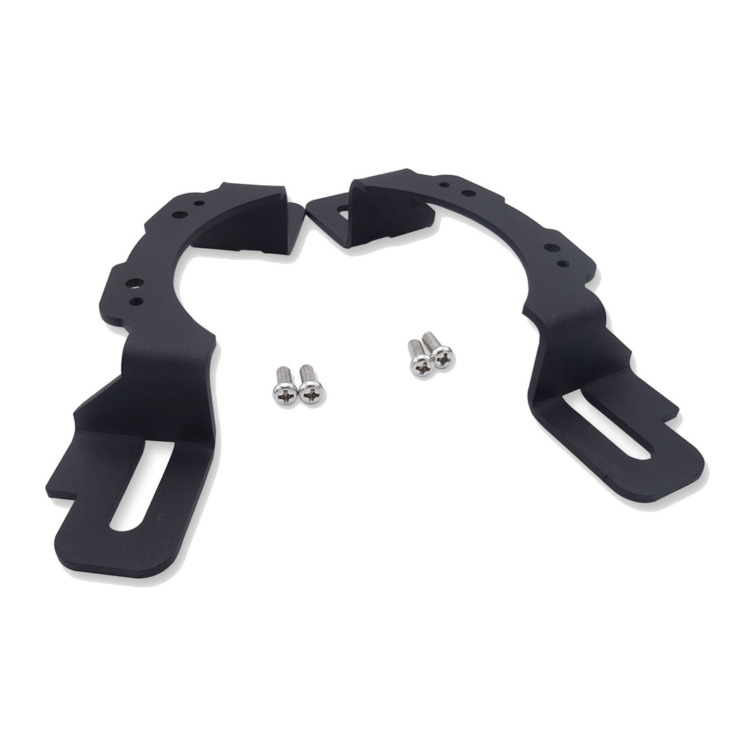 4 in LED Fog Light Hidden Bumper Mounting Brackets for 2013-2018 Jeep Wrangler JK - view 3