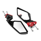 Roll Cage Grab Handles and Racing Side Mirrors for 2024+ Can-Am Maverick R / R Max