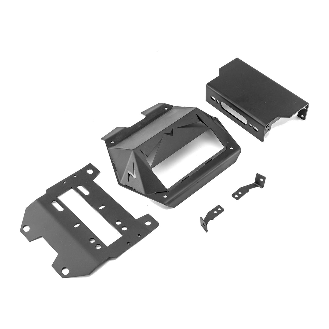 Hidden Winch Mounting Bracket for Polaris RZR Turbo R, Pro R and Pro S - view 2