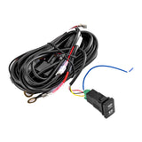 Light Bar and Spot Light Wiring Harness with Push Switch for Toyota Tacoma 4Runner Tundra