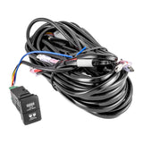 Light Bar and Spot Light Wiring Harness with Push Switch for Toyota Tacoma 4Runner Tundra - view 2