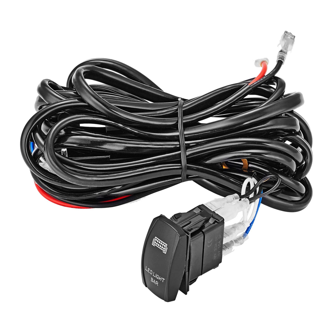LED Light Bar Wiring Harness with Wireless Remote, 16 AWG 10 ft for UTV ATV Truck - view 2