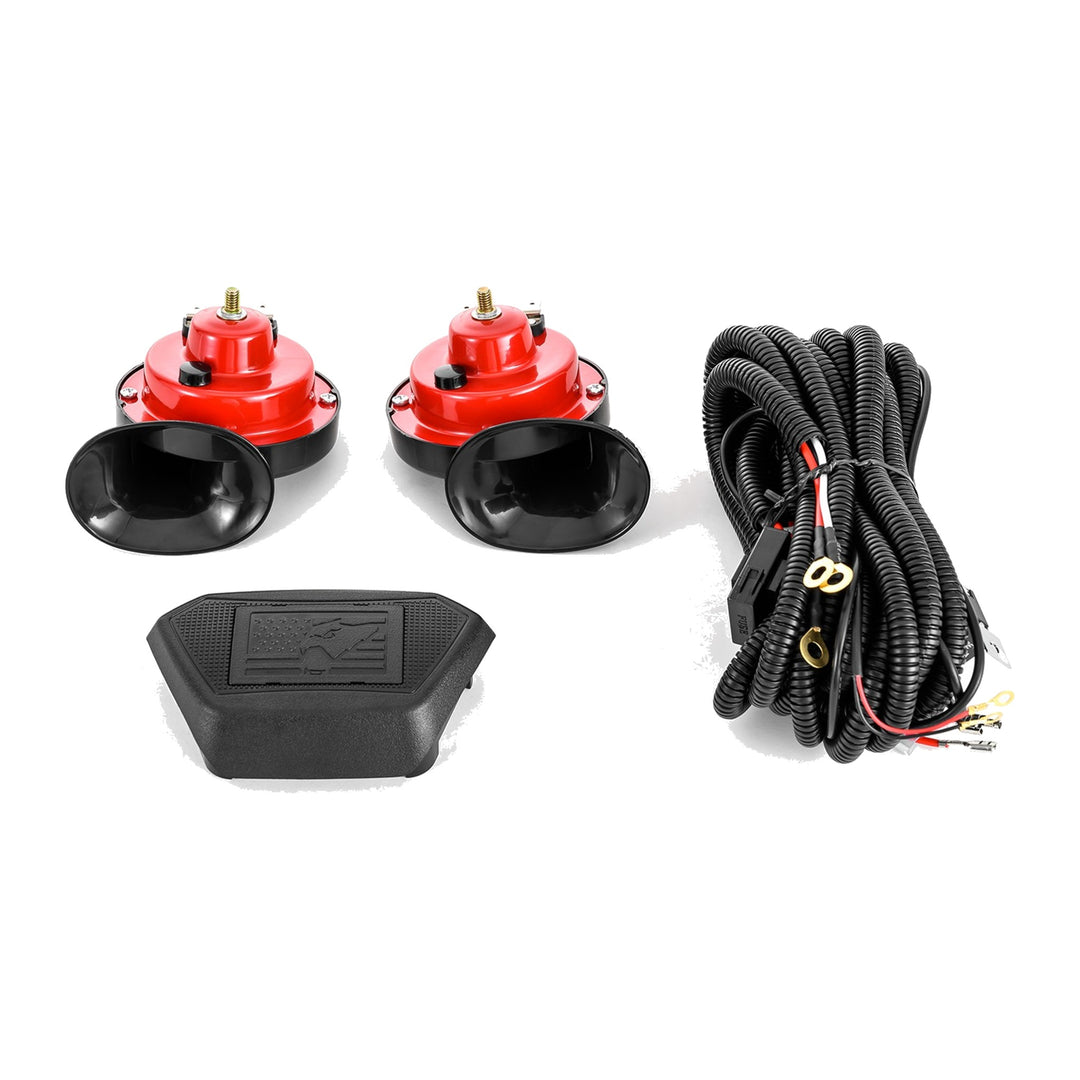 Horn Kit with Steering Wheel Switch for Can-Am Maverick R / R Max, Replaces 709402614 - view 2