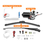 12V Electric Windshield Wiper Motor and Center Mirror for 2016+ Can-Am Defender