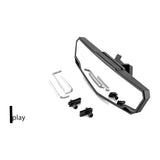 12V Electric Windshield Wiper Motor and Center Mirror Kit for Polaris RZR Turbo R / Pro R