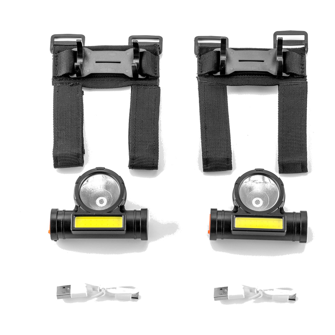 UTV Side Mirrors with LED Spot Light and LED Dome Lights for Can-Am Maverick X3