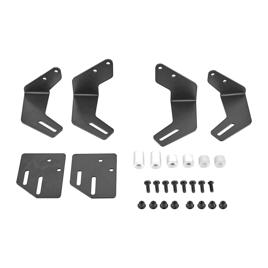 Upper Windshield LED Light Bar Mount Brackets for 2019-2026 Honda Talon 1000R 1000X