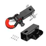2 in Receiver Hitch with D-Ring Shackle for 2019+ Kawasaki Mule Pro MX - view 3