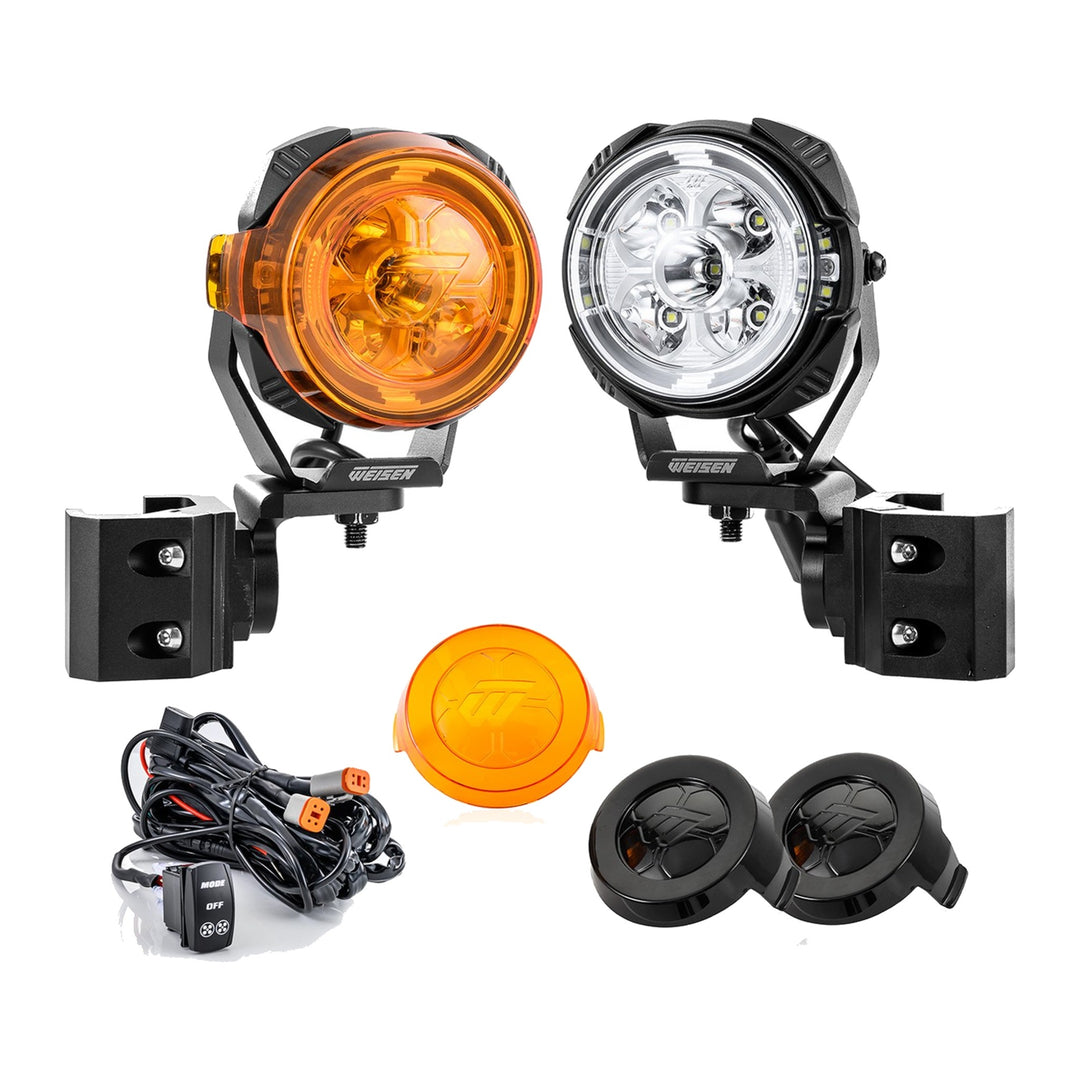 A-Pillar 3.5 in LED Pod Lights with DT Wiring for Pro-Fit Cage, Ranger General Ridge UForce - view 2