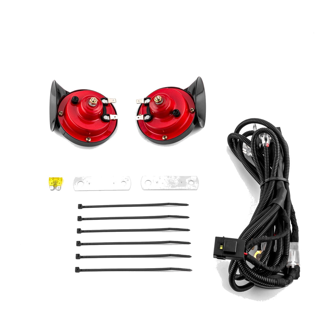 Universal Street Legal Horn Kit with Rocker Switch for UTV ATV, 105 dB 12V