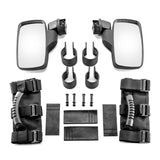 Breakaway Side Rear View Mirrors with Grab Handles for Polaris RZR and Kubota RTV - view 2