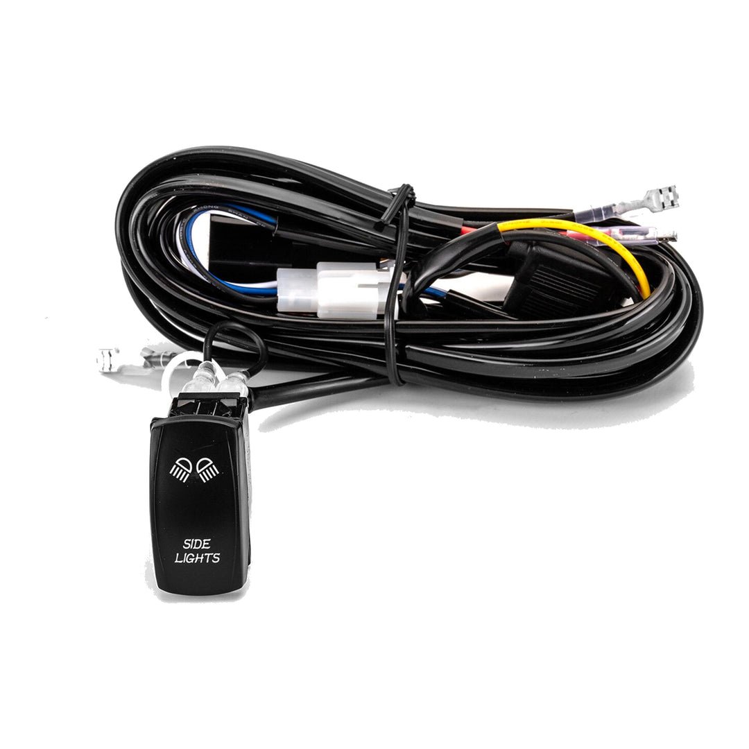 Plug and Play Side Lights Rocker Switch Wire Kit for Polaris Ranger General Pulse
