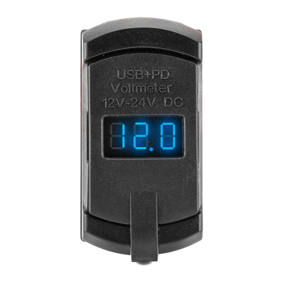 Dual USB 4.2A Charger with LED Voltmeter for Polaris RZR Ranger Pulse Bus Bar - view 3