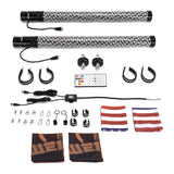 2 ft Fat RGB LED Whip Light with App Control, Optional Polaris Pulse Wire Kit