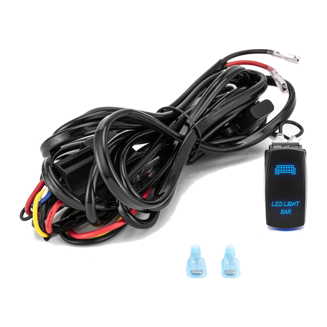 Key-On LED Light Bar Wiring Harness with Rocker Switch for UTVs, 300W - view 2