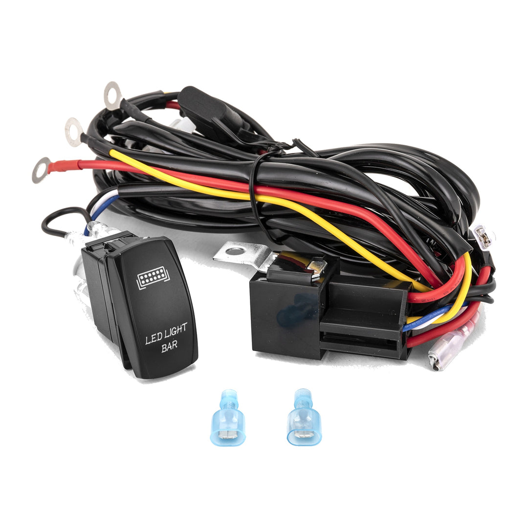 Key-On LED Light Bar Wiring Harness with Rocker Switch for UTVs, 300W - view 3