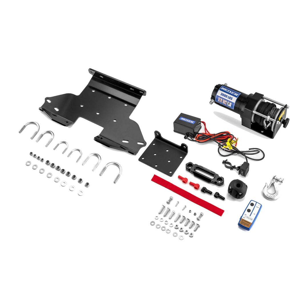 3000 lb Electric Winch Kit with Mount for Kawasaki Brute Force 650 / 750 4x4 - view 2