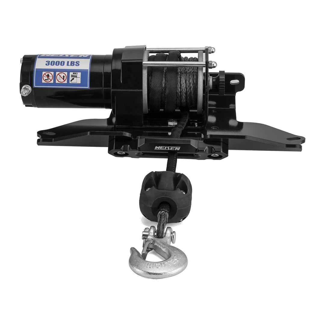 3000 lb Electric Winch Kit with Mount for Kawasaki Brute Force 650 / 750 4x4 - view 4