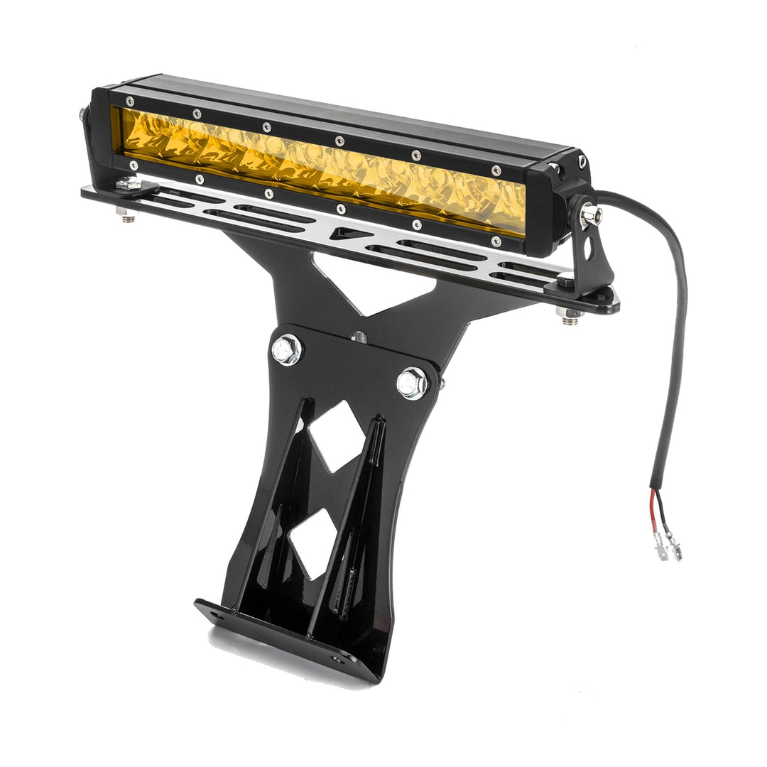 Amber 12" Hood Mount LED Light Bar Kit for 2019-2025 Yamaha YXZ