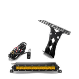 Amber 12" Hood Mount LED Light Bar Kit for 2019-2025 Yamaha YXZ - view 2