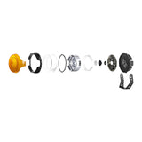 4 Pack 3.5 in LED Pod Lights with Amber/White DRL, Covers and DT Wiring Harness - view 6