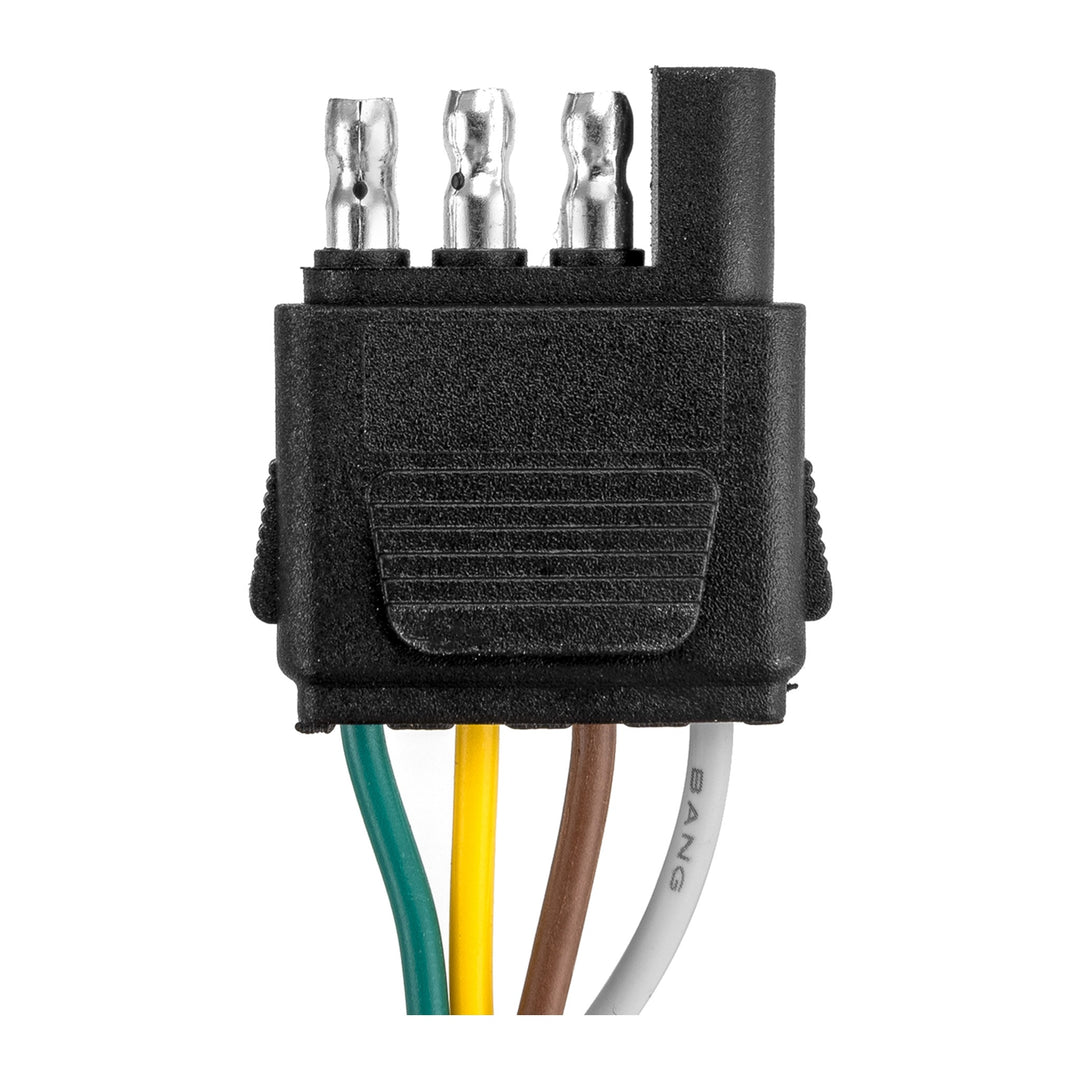 4-Way Flat to 7-Way RV Blade & 4-Way Trailer Wiring Adapter - view 2
