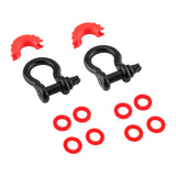 Front Tow Hook D-Ring Shackle Mounts for 2007-2021 Toyota Tundra - view 3