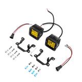 Amber 48W LED Fog Light Kit for 2019-2024 Ram 2500 3500 Big Horn