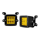 Amber 48W LED Fog Light Kit for 2019-2024 Ram 2500 3500 Big Horn - view 3
