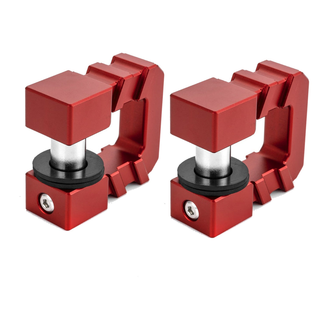 Red Aluminum 3/4" D-Ring Shackles, 68,000 lbs Breaking Strength (2-Pack) - view 5