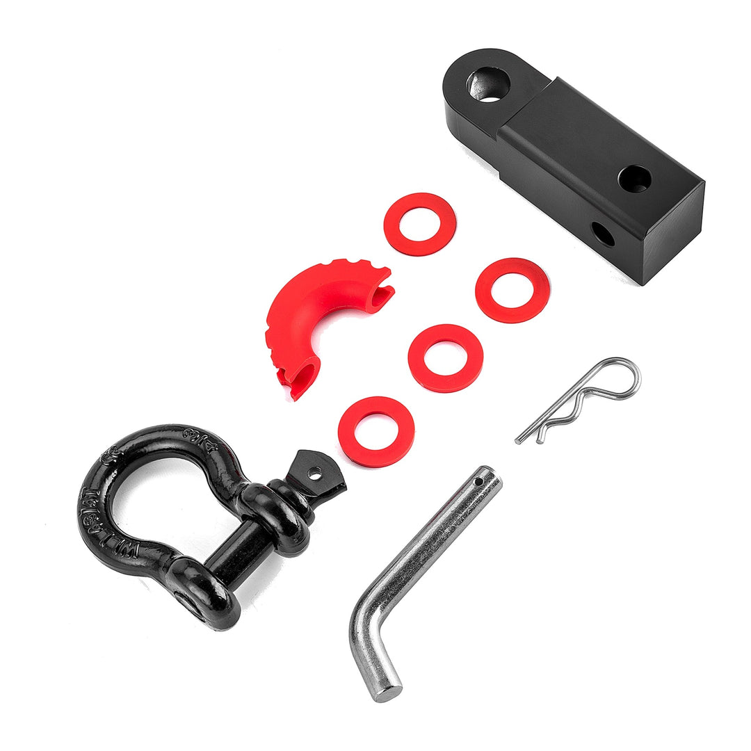 2" Shackle Hitch Receiver with 3/4" D-Ring & 7/8" Pin