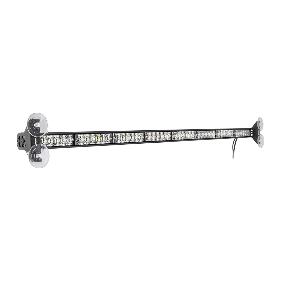 35" 48-LED Amber Windshield Strobe Light Bar with 36 Flash Patterns - view 3