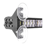 35" 48-LED Amber Windshield Strobe Light Bar with 36 Flash Patterns - view 4