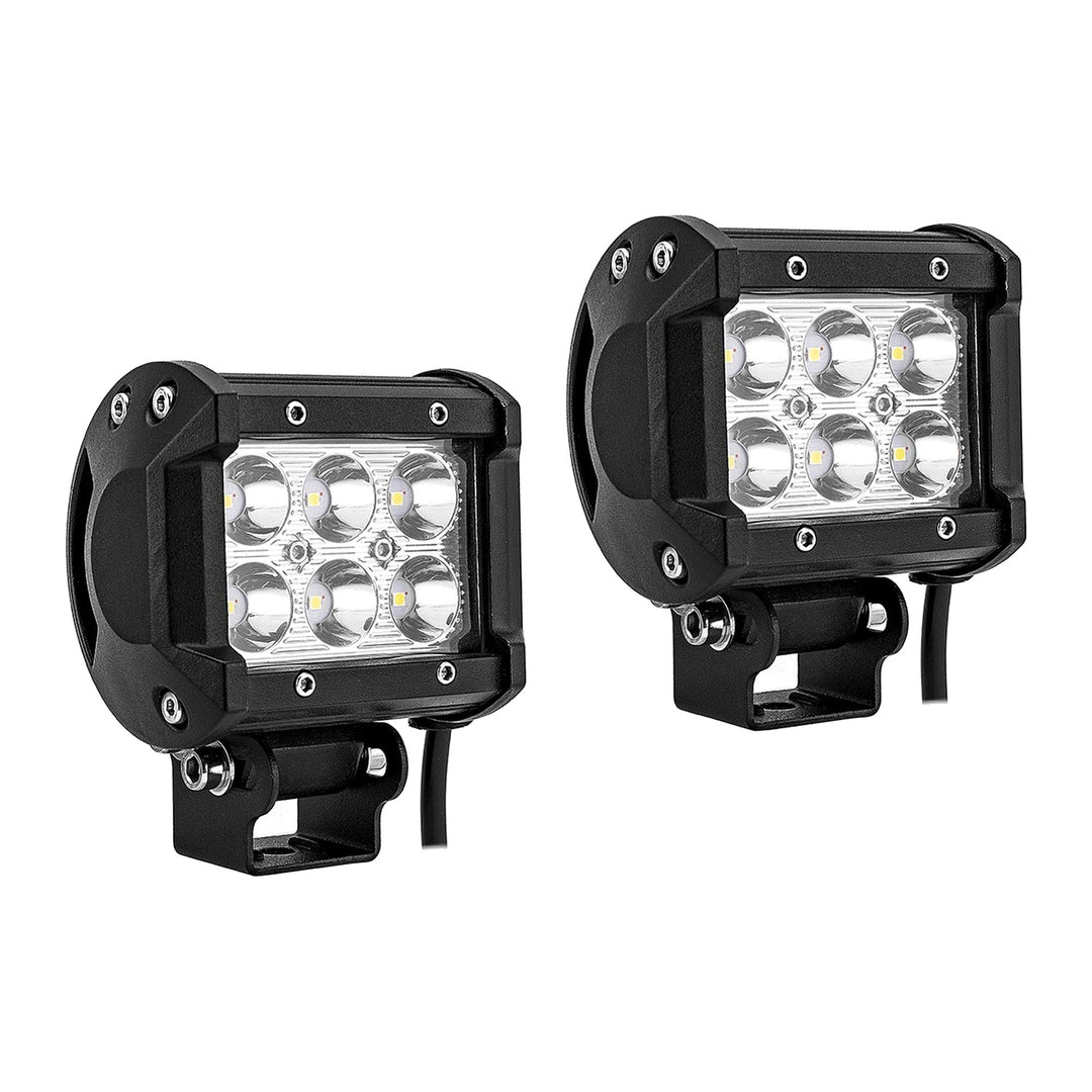 52" Curved LED Light Bar & 3" Ditch Light Kit with Roof and Hood Brackets for 2015-2018 Ford F-150 - view 2
