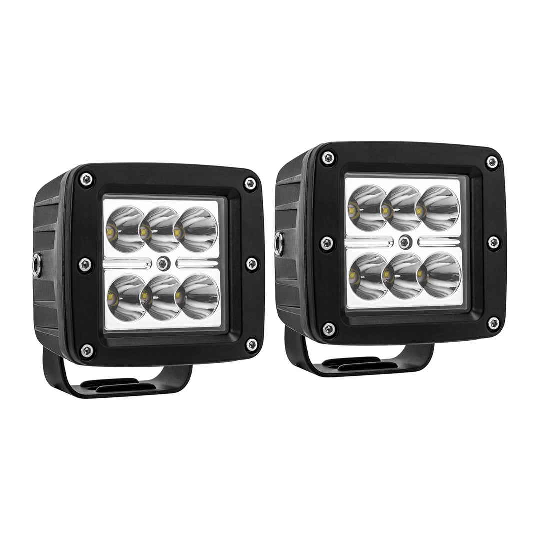 3" 24W LED A-Pillar Ditch Light Kit for Jeep Cherokee XJ & Comanche MJ - view 2