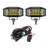 3.5" Strobe LED Ditch Light Kit with Amber DRL for 1989-1995 Toyota 4Runner & Pickup - view 2