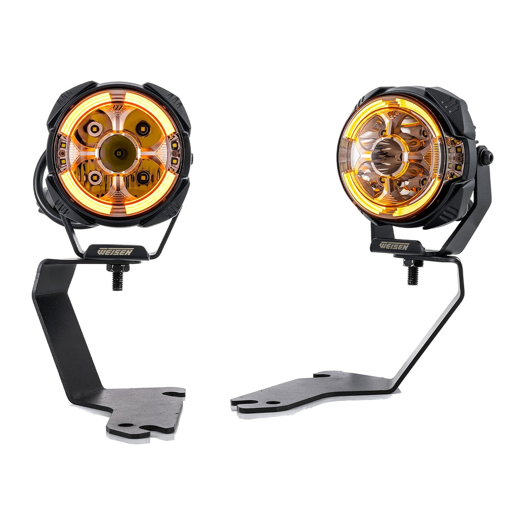 3.5" LED Ditch Light Kit with Dynamic DRL for 2000-2006 Chevy Tahoe GMC Yukon & GMT800 Trucks - view 2