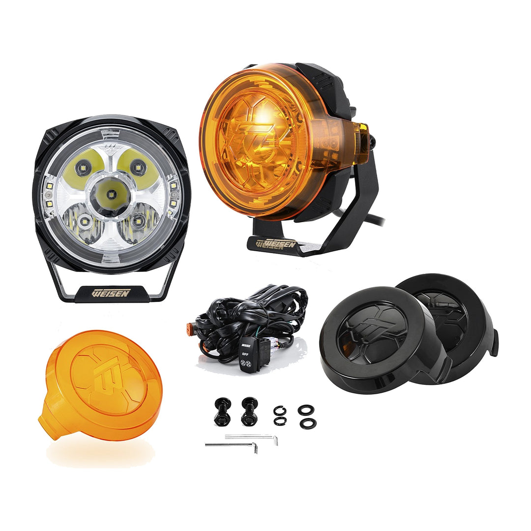 3.5" LED Ditch Light Kit with Dynamic DRL for 2010-2026 Ram 2500 3500
