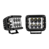 4" 60W Amber Side Strobe Ditch Light Kit for 2015-2019 Silverado Sierra 2500HD 3500HD
