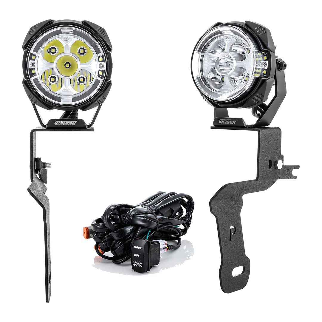 3.5" LED Ditch Light Kit with Dynamic DRL for 2019+ Silverado 1500 & 2020+ Silverado Sierra 2500HD 3500HD