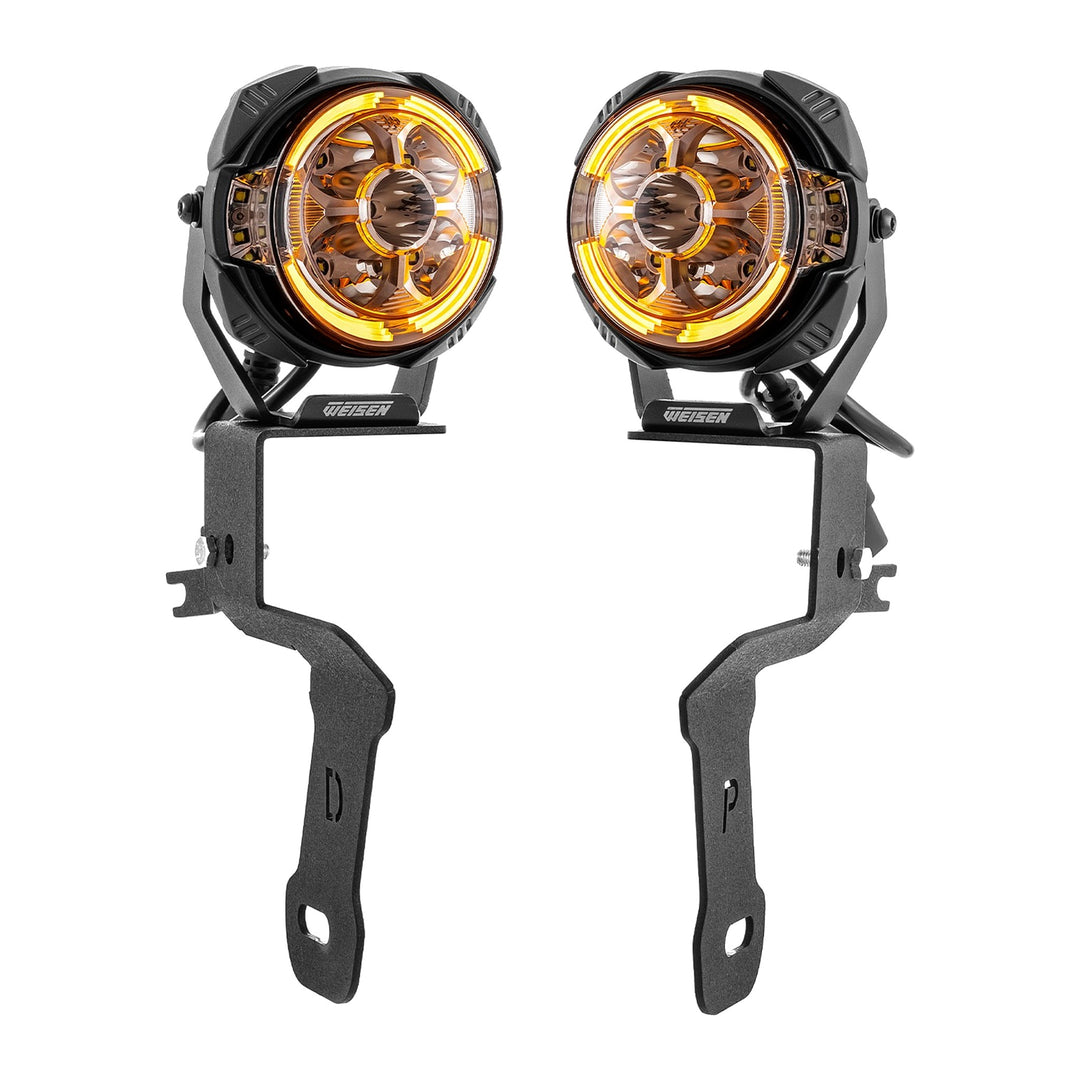 3.5" LED Ditch Light Kit with Dynamic DRL for 2019+ Silverado 1500 & 2020+ Silverado Sierra 2500HD 3500HD - view 2