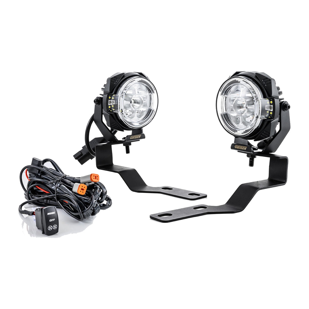 3.5" LED Ditch Light Kit with Dynamic DRL for 2005-2015 Toyota Tacoma - view 2