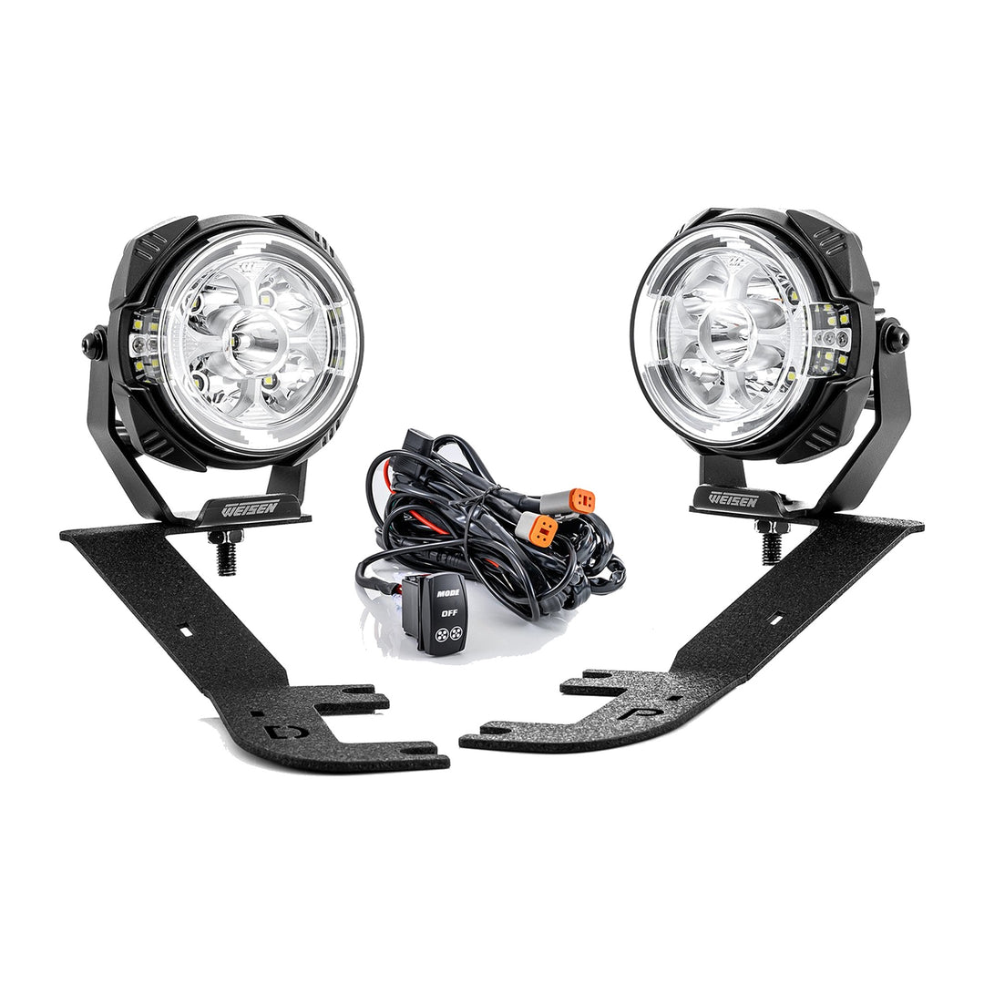 3.5" LED Ditch Light Kit with Dynamic DRL for 2023+ Chevy Colorado & GMC Canyon